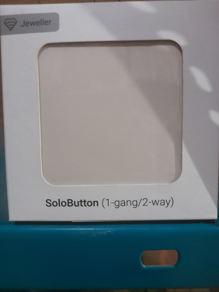Ajax SoloButton (1-gang/2-way) [55] ivory кнопка