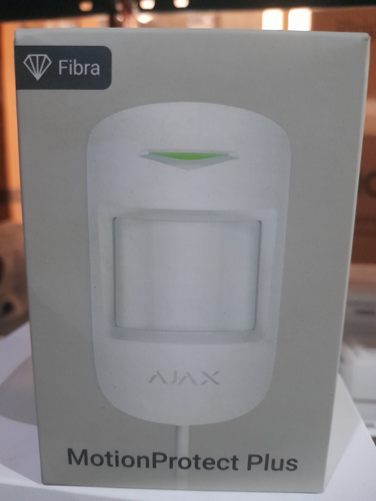 Ajax MotionProtect Plus Fibra white дротовий датчик руху