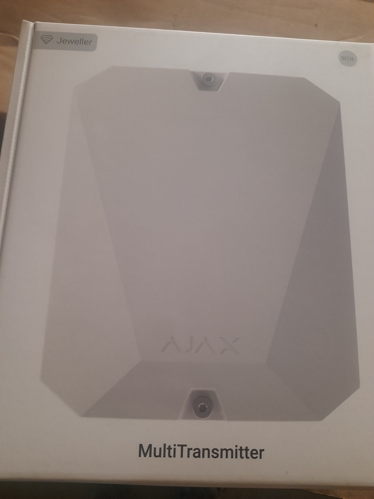 Ajax MultiTransmitter (8EU) plug type G white трансміттер